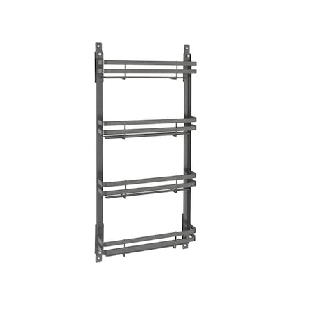 Rev-A-Shelf Steel, Orion Gray, 10.63 in W, 23.35 in H, 2.48 in D, 2.48 in L, Orion Gray 5365-10-FOG